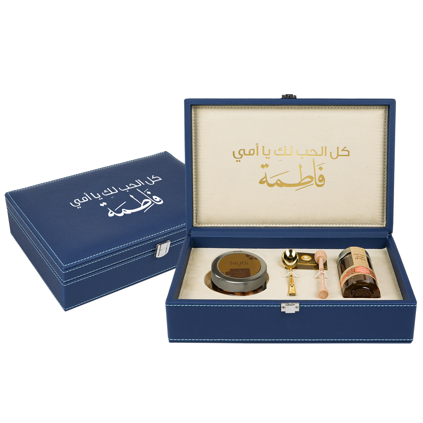 صندوق هدايا عسل ملكي مخصص لعيد الأم