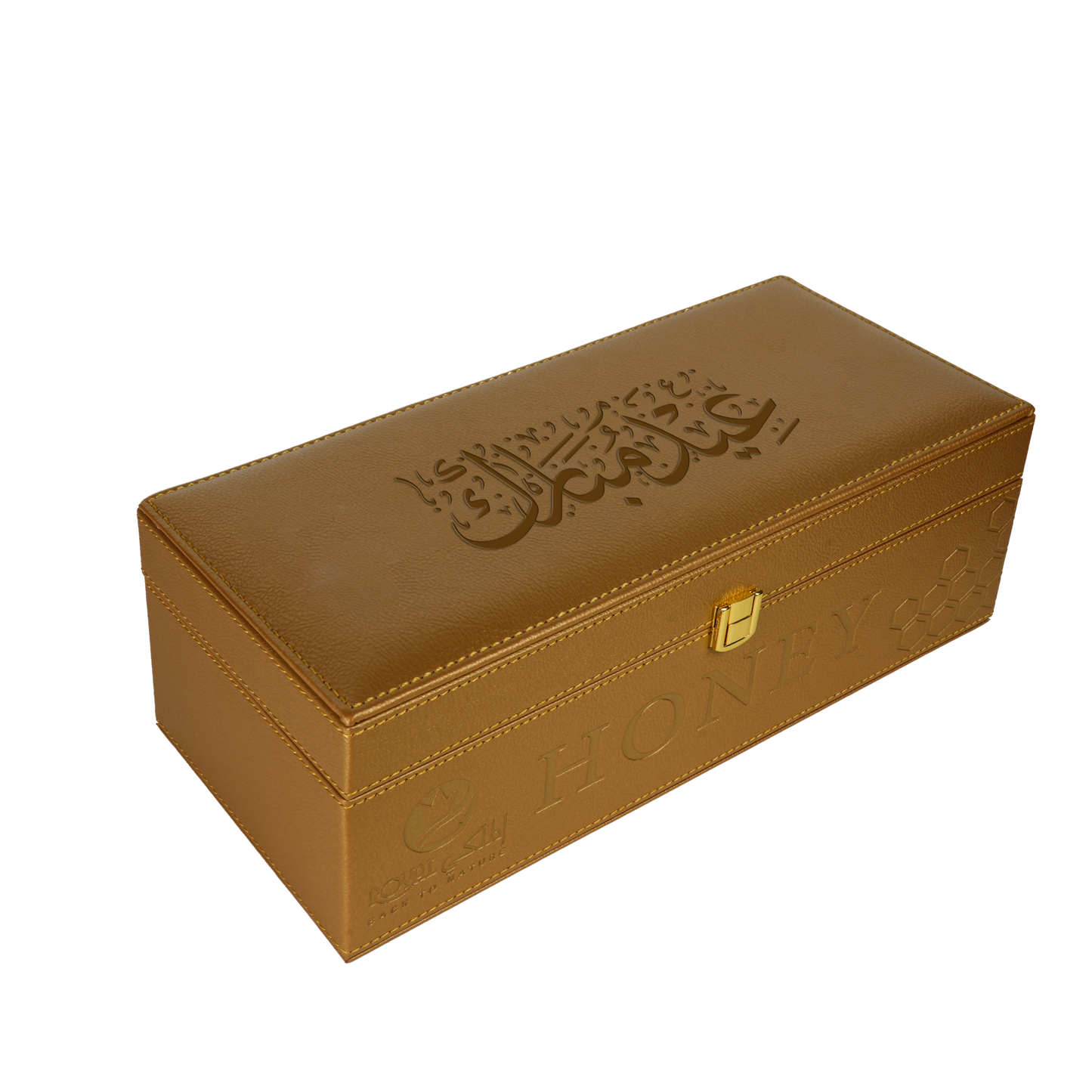 عسل السدر الإماراتي مع حقيبة جلدية 550 غ – هدية فاخرة في العيد