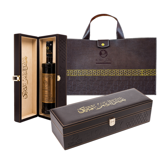 Emirates Samar Honey with Leather Case 1k - luxury Gift