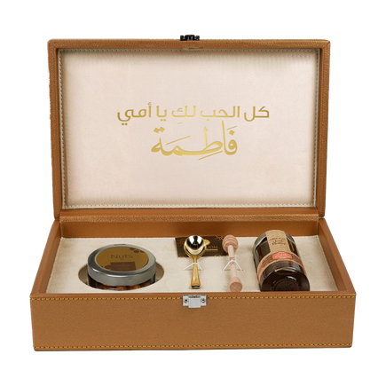 صندوق هدايا عسل ملكي  مخصص لعيد الأم