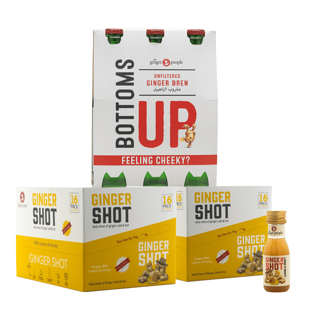 شوت الزنجبيل ومشروب الزنجبيل – 38 قطعة