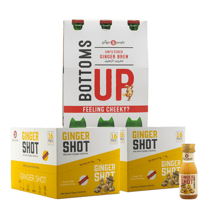 شوت الزنجبيل ومشروب الزنجبيل – 38 قطعة