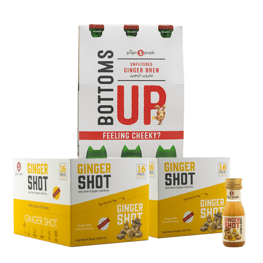 شوت الزنجبيل ومشروب الزنجبيل – 38 قطعة