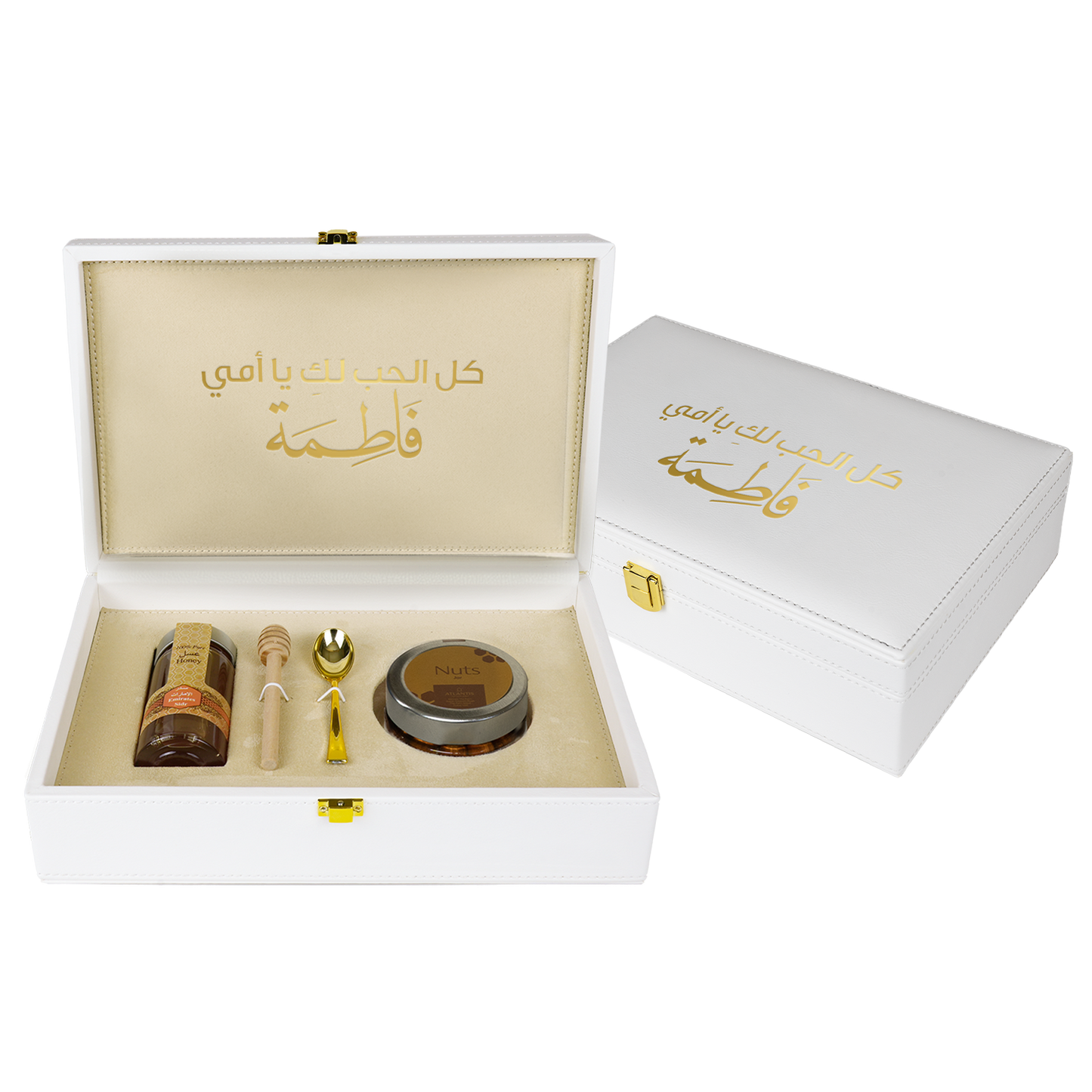 صندوق هدايا عسل ملكي  مخصص لعيد الأم