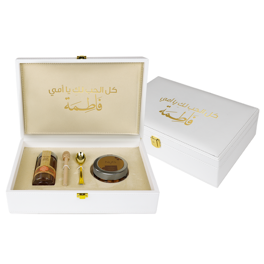 صندوق هدايا عسل ملكي  مخصص لعيد الأم