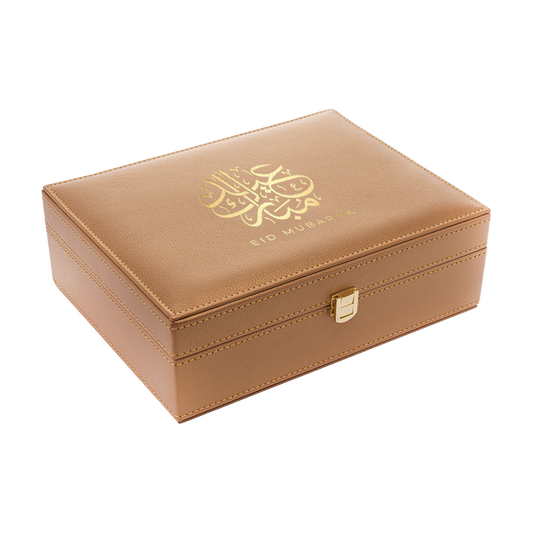 علبه جلد (عسل السدر الإماراتي & عسل السمر الإماراتي) | هدايا العيد