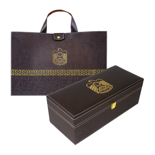Emirates Samar Honey with Leather Case – 550G – luxury Gift (National Day)