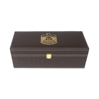 Emirates Samar Honey with Leather Case – 550G – luxury Gift (National Day)