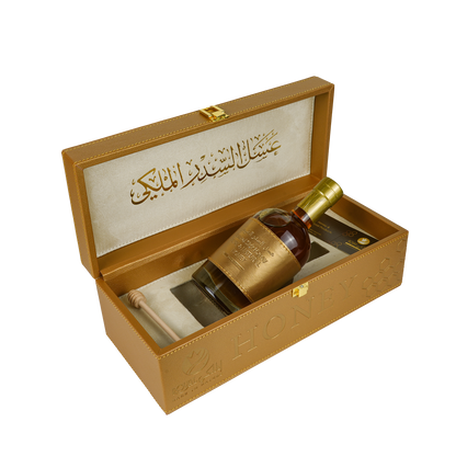 عسل السدر الإماراتي مع حقيبة جلدية 550 غ – هدية فاخرة في العيد