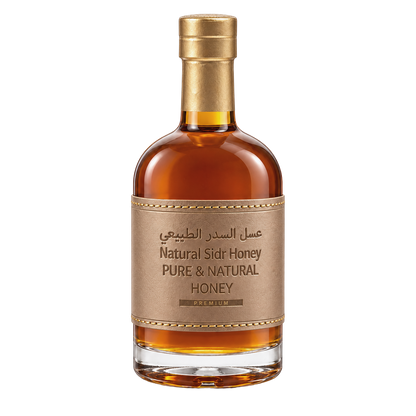 Emirates Sidr Honey with Leather Case – 550G – luxury Gift (National Day)