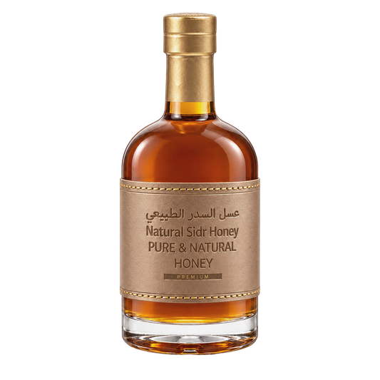 Emirates Sidr Honey with Leather Case – 550G – luxury Gift (National Day)