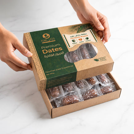 Pitted Dates Medjool 500 Gram (Seedless & Individually Wrapped)