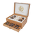 Golden Leather Box With Drawer (250g Sidr and 250g Samar) With Dates With Nuts | EID