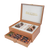 Royal Golden Leather Box With Drawer (250g Sidr and 250g Samar) With Dates With Nuts