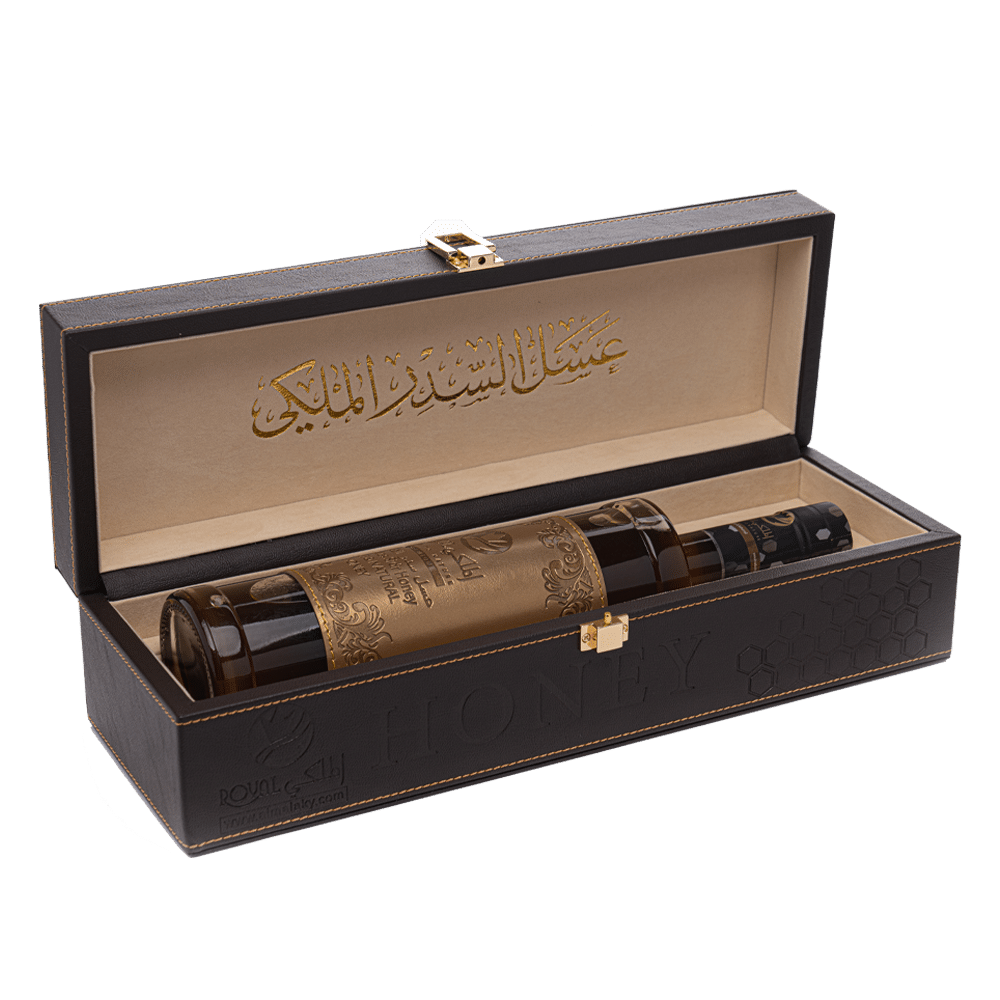 Emirates Sidr Honey With Leather Case – 1Kg– luxury Gift for Eid