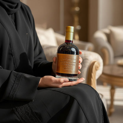 Emirates Samar Honey with Leather Case – 550G – luxury Gift