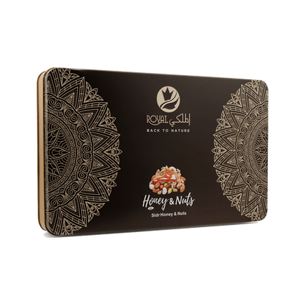 Gift Tin Box – ( 12 Pcs Honey With Nuts)
