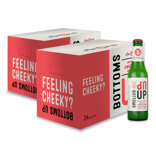 مشروب الزنجبيل الطبيعي 330 مل - UP UP - 48 قطعة (مجموعتان من 24 قطعة)