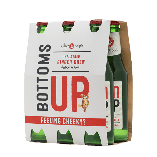 مشروب الزنجبيل الطبيعي 330 مل - UP UP - 48 قطعة (مجموعتان من 24 قطعة)