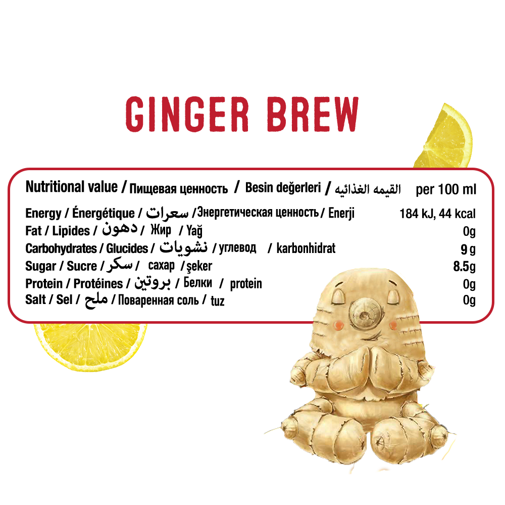 Ginger Brew & Ginger Shot – 34 pcs