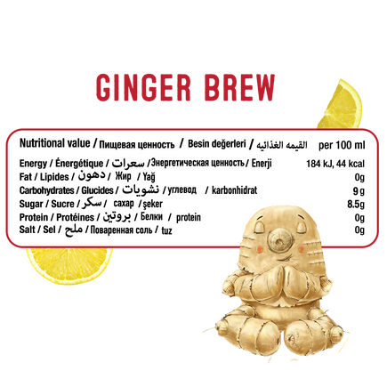 Ginger Brew & Ginger Shot – 34 pcs