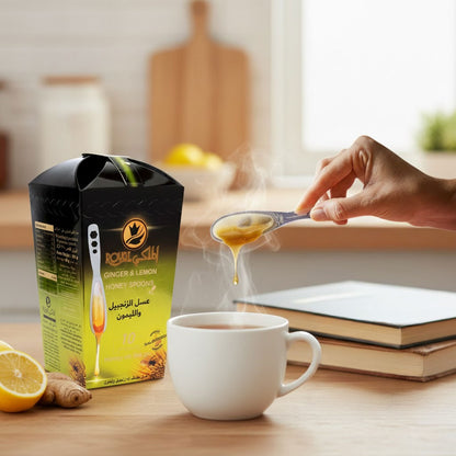 Ginger & Lemon Honey Spoon 10 pieces