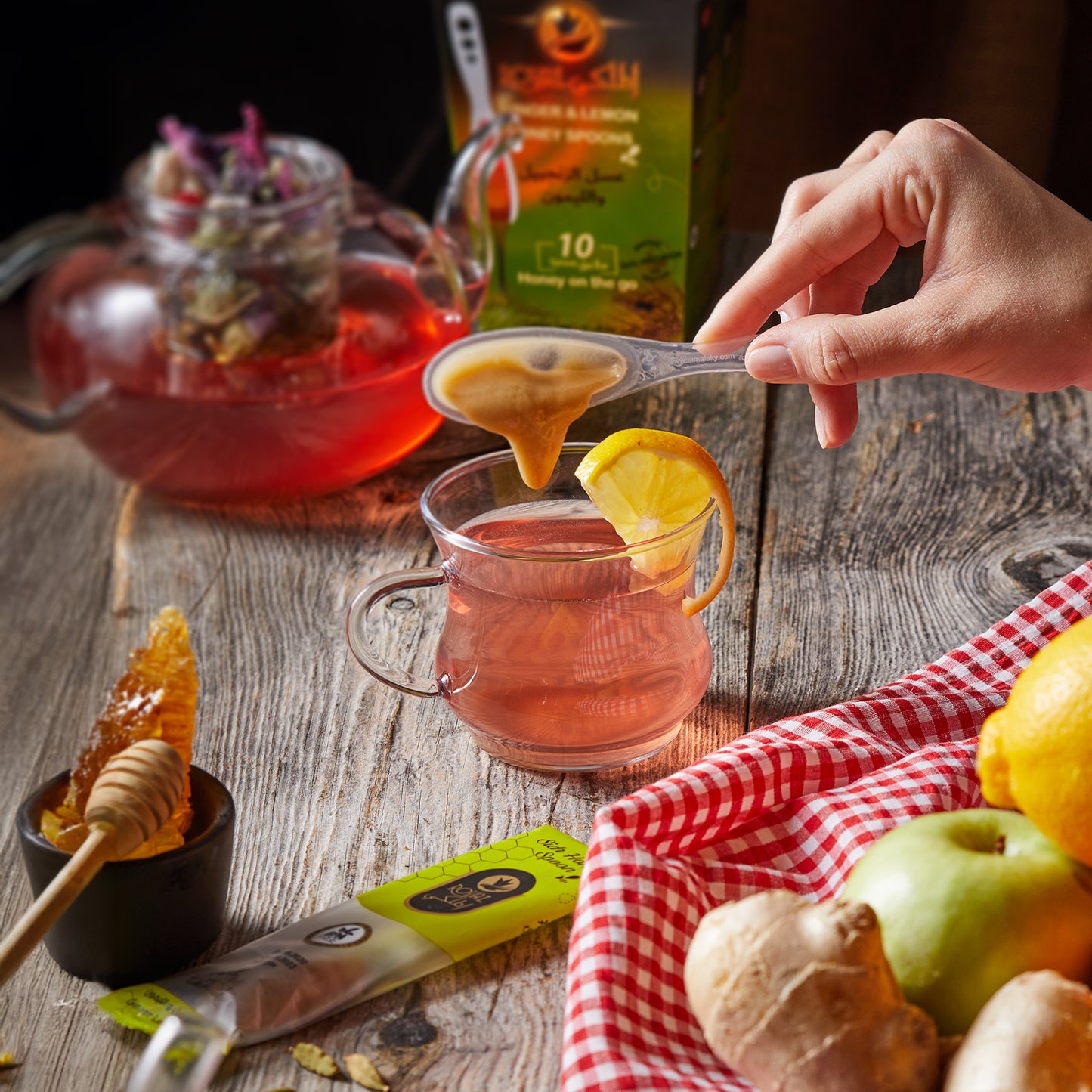 Ginger & Lemon Honey Spoon 10 pieces