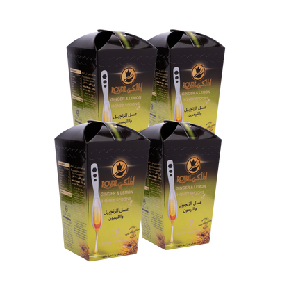 ملعقة عسل الزنجبيل والليمون 10 قطع