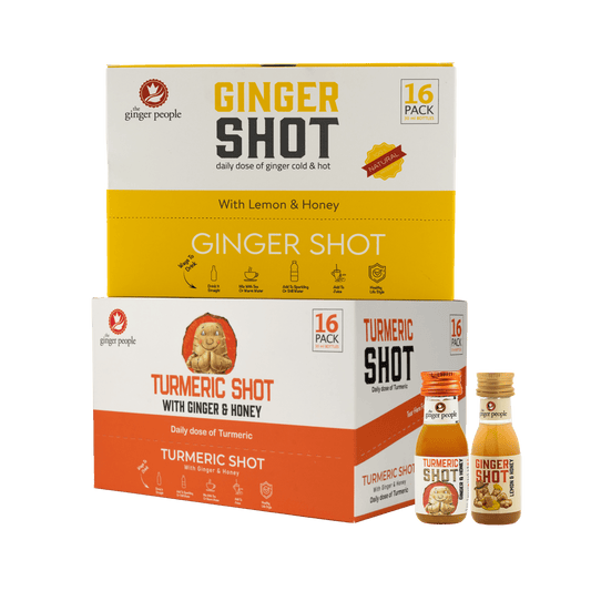  شوت الزنجبيل وشوت الكركم – 32 قطعة