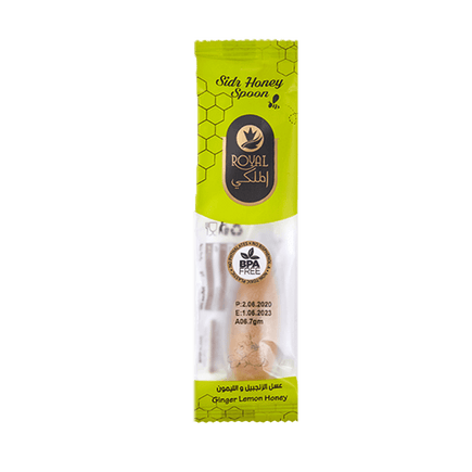 ملعقة عسل الزنجبيل والليمون 10 قطع