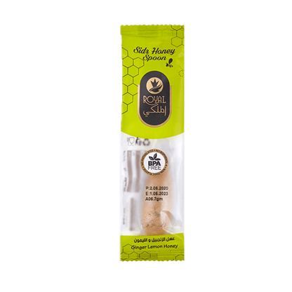 ملعقة عسل الليمون والزنجبيل 10 قطع (4 علب) توصيل مجاني للسعودية