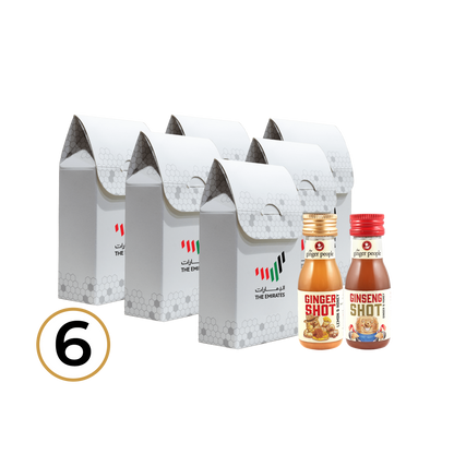 Ginger and Ginseng Shots - UAE National Day Gifts Pack of 6