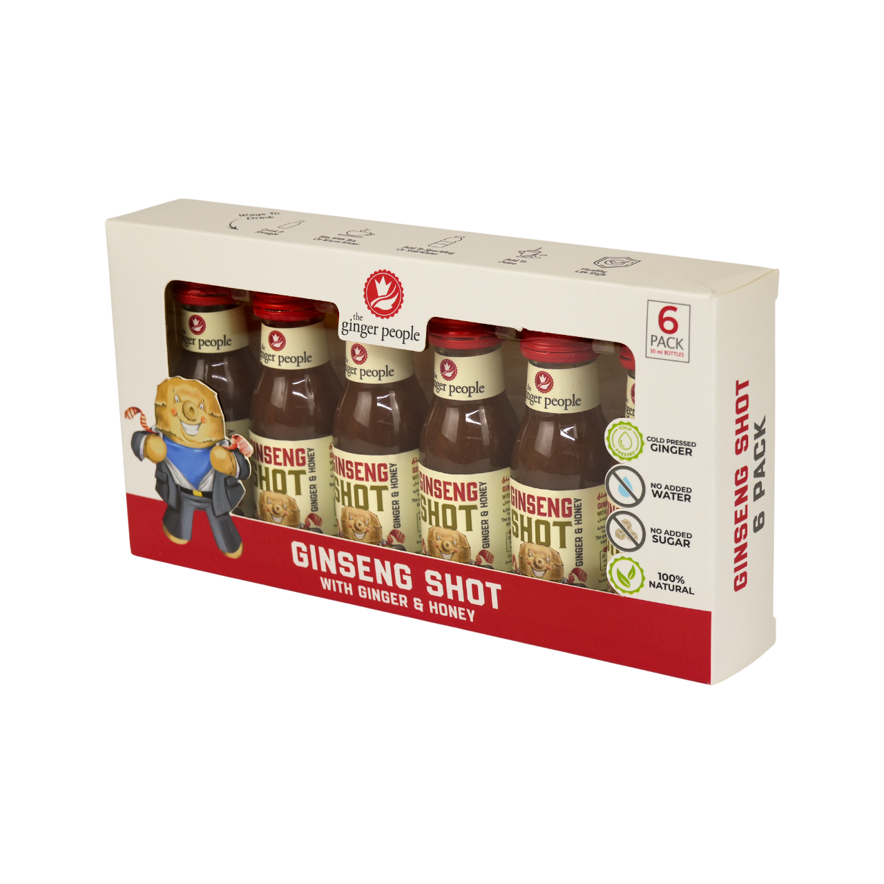 شوت الجنسنغ 30 مل علبة من 6 عبوات