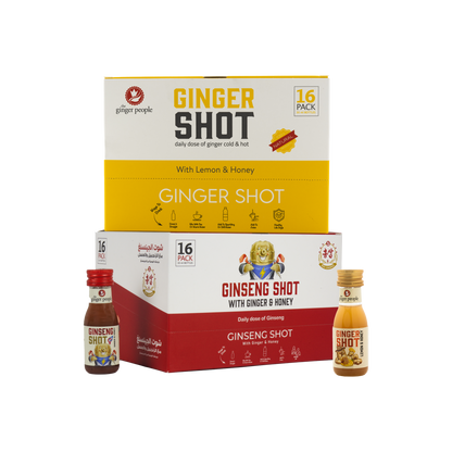 شوت الزنجبيل و شوت الجينسنغ – 32 قطعة