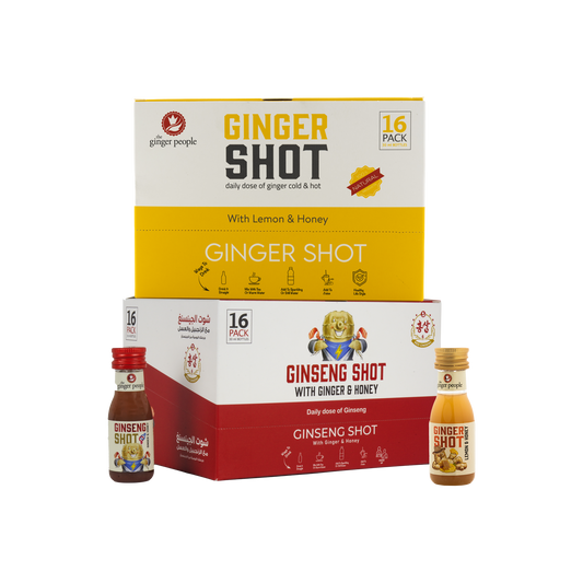 شوت الزنجبيل و شوت الجينسنغ – 32 قطعة