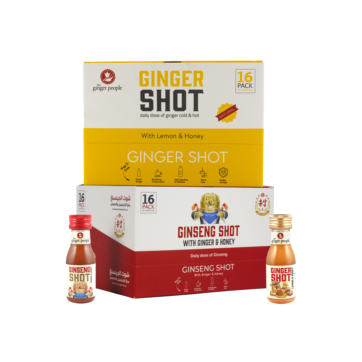 Ginger & Ginseng Shot – 32 pcs