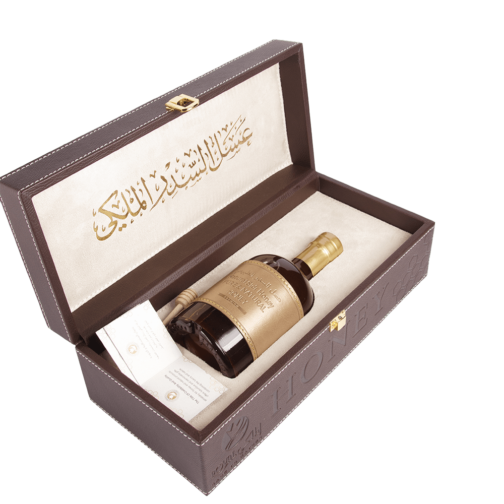 Emirates Sidr Honey with Leather Case – 550G – luxury Gift