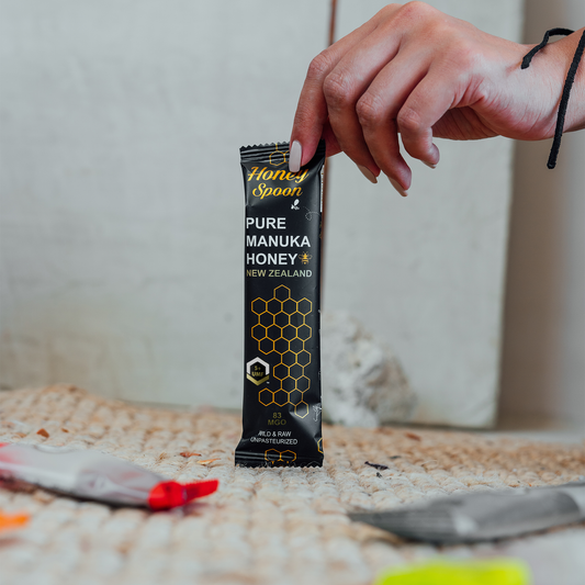 ملعقة عسل المانوكا 20قطعةUMF5 + MGO 83+