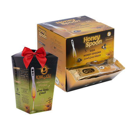 ملعقة عسل السدر 50 قطعة + 10 ملاعق بنكهات مختلفة
