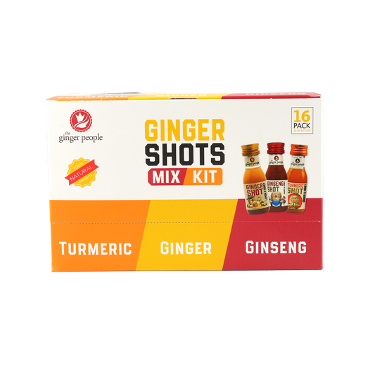 Mix Shot Set | Ginger, Ginseng, and Turmeric Shots Pack of 16