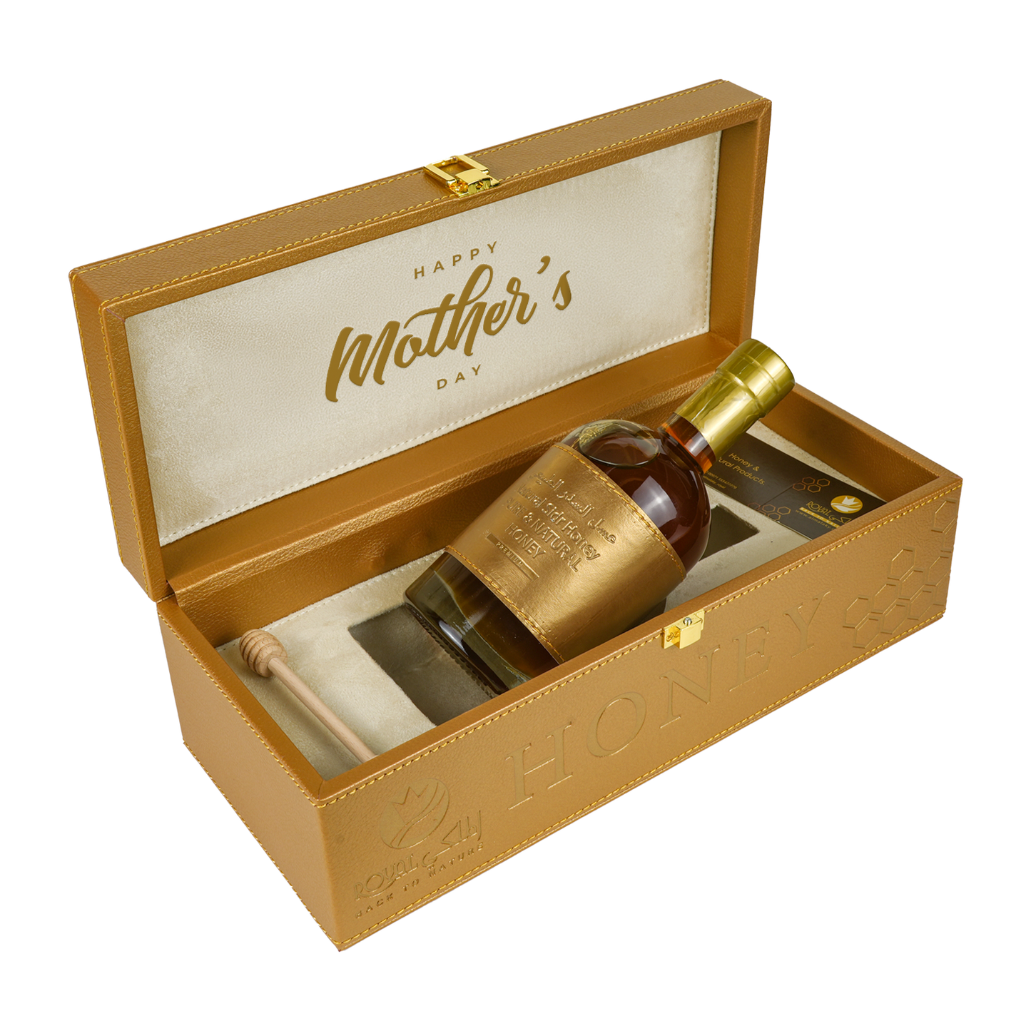 Emirates Sidr Honey With Leather Case – 550G – luxury Gift for Mother Day