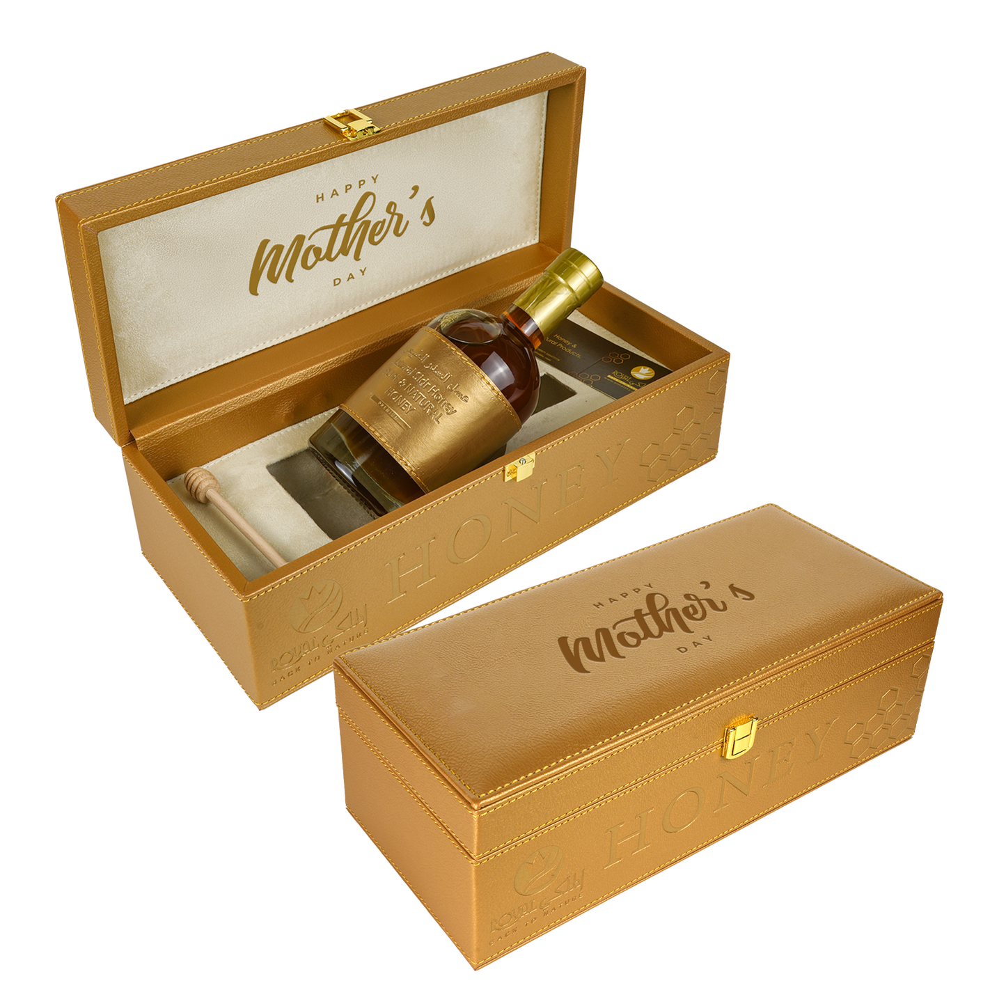 Emirates Sidr Honey With Leather Case – 550G – luxury Gift for Mother Day