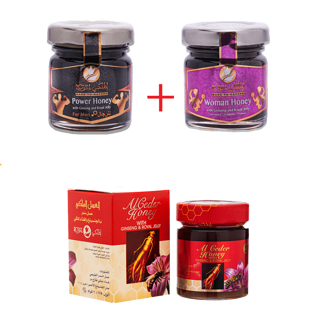  مجموعة عسل الطاقة الرجال & النساء