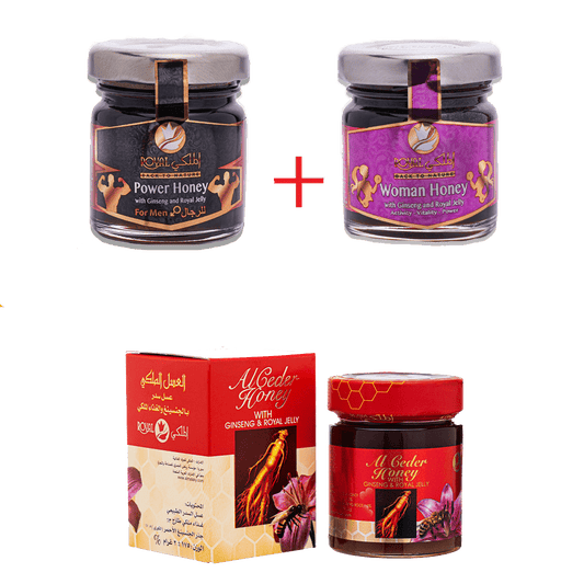  مجموعة عسل الطاقة الرجال & النساء