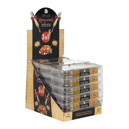 Royal Honey with Fresh Nuts with honey spoon 3 in 1