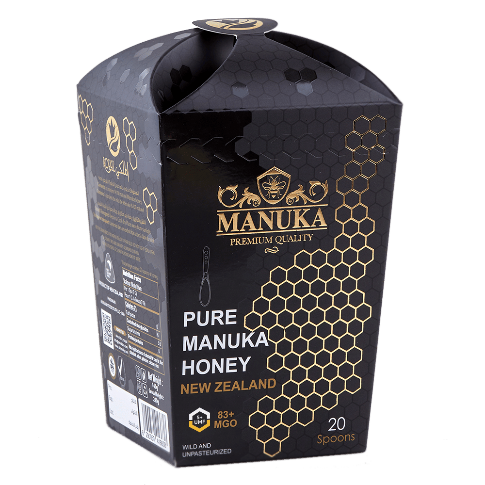 ملعقة عسل المانوكا 20قطعةUMF5 + MGO 83+