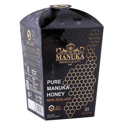 ملعقة عسل المانوكا 20قطعةUMF5 + MGO 83+