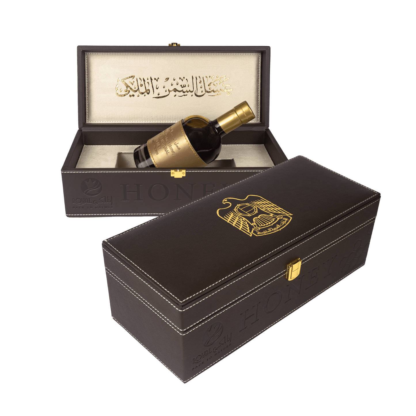 Emirates Samar Honey with Leather Case – 550G – luxury Gift (National Day)