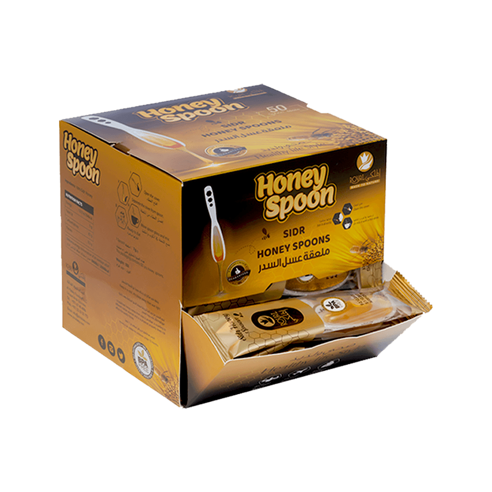 ملاعق عسل السدر 50 قطعة شحن مجانا للسعودية