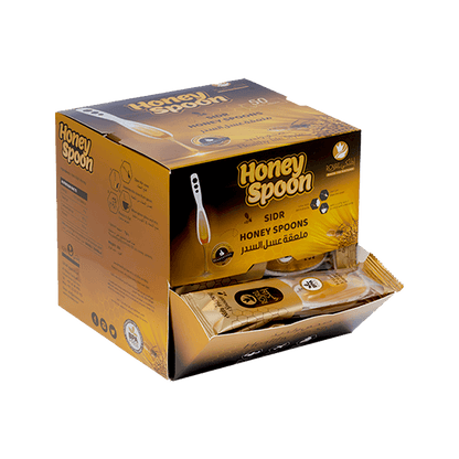 ملاعق عسل السدر 50 قطعة شحن مجانا للسعودية